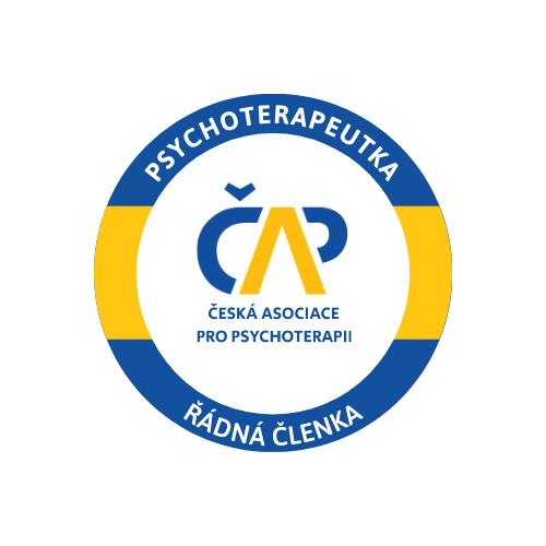 Odznak řádné členky České asociace pro psychoterapii